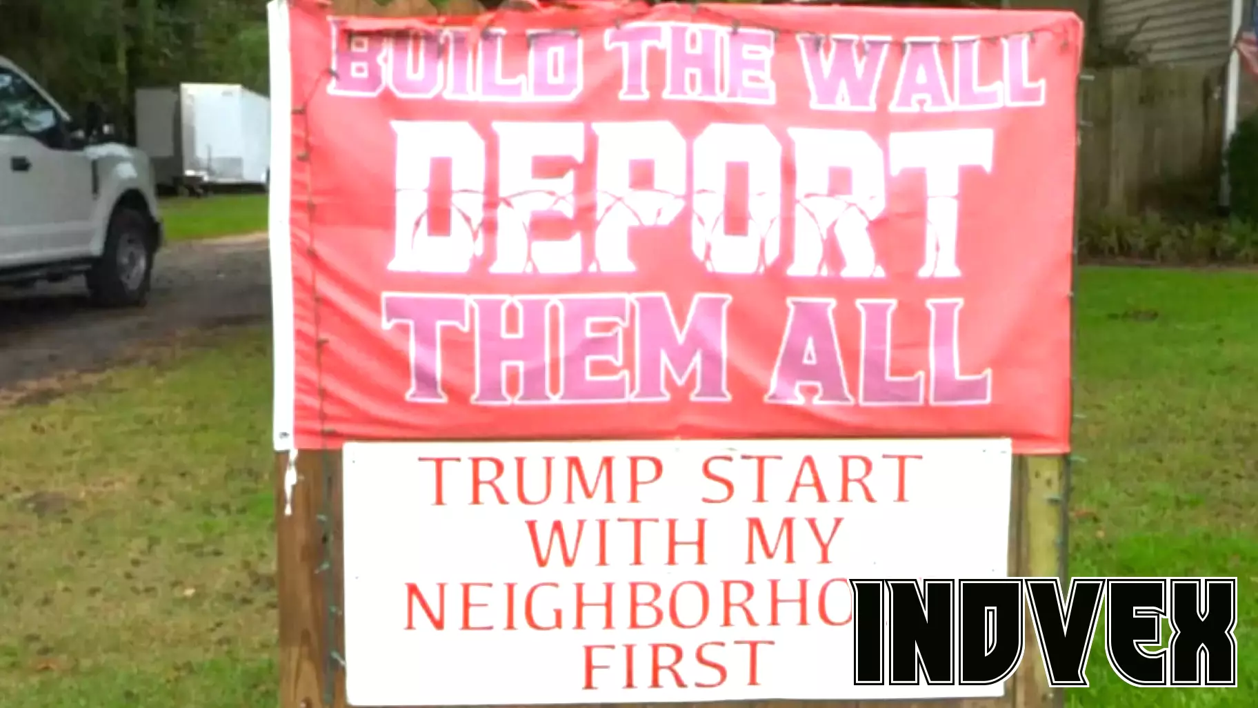 Controversial Sign Sparks Debate Over Free Speech and Racism in North Carolina