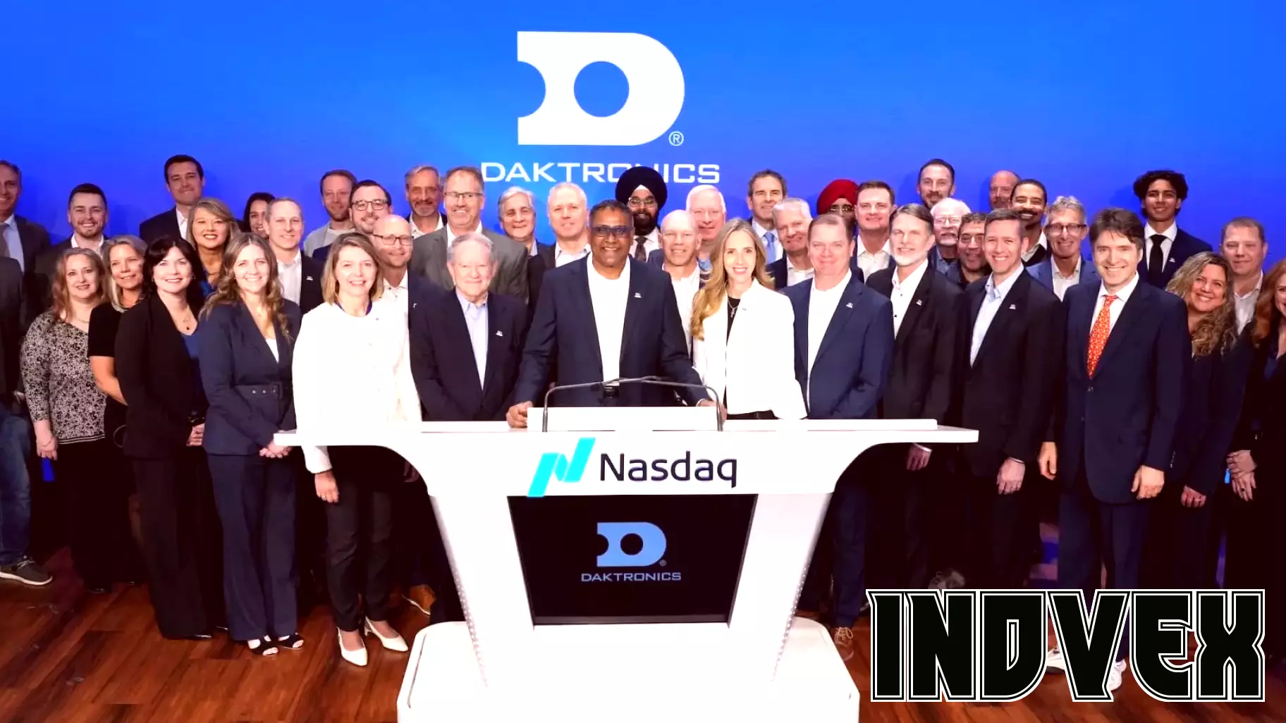 Ringing Nasdaq bell, Daktronics highlights surge of new activity