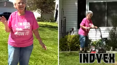83-Year-Old Phyllis from Indiana Earns Praise for Her Lawn Care Skills