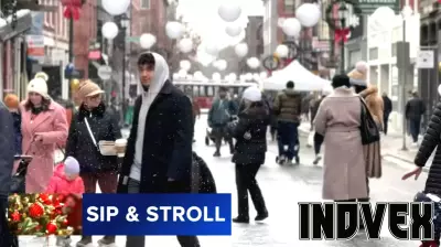 Old City Transforms into a Winter Wonderland for Sip and Stroll Event